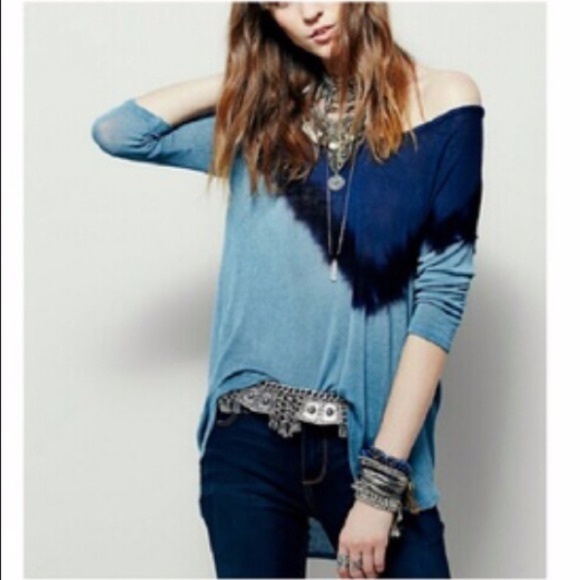 Free People Tops - Free People Tie Dye Knit Tunic